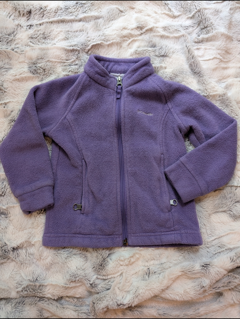Columbia Kids' Purple Fleece Jacket 3T Toddler